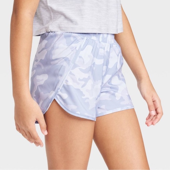 NWT All in Motion Girls XL Camo Running Shorts - Picture 9 of 11